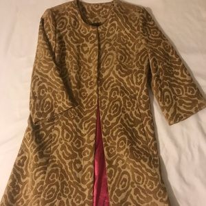 Vintage Boo Gemes Brocade Tapestry Coat